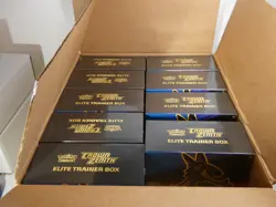Pokemon TCG Sword & Shield Crown Zenith Factory Sealed Elite Trainer Box ETB - Image 1