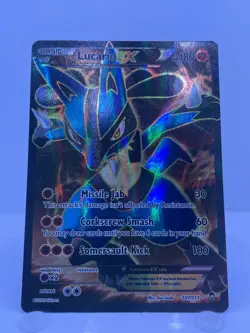 Lucario EX (Full Art) 107/111 - Pokemon Furious Fists - Moderately Played - Image 1