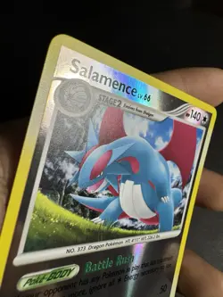Pokemon Salamence 24/100 Reverse Holo Rare Stormfront Card LP+ - Image 4
