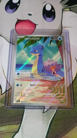Pokemon TCG Misty's Lapras Destined Rivals 194/182 Illustration Rare - Image 1