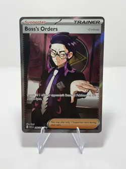 Pokemon Boss’s Orders Corbeau Ultra Rare Holo 256/217 ME Ascended Heroes NM - Image 1