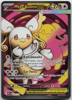 Mega Audino ex 253/217 Ultra Rare Ascended Heroes Pokemon NM/M - Image 1