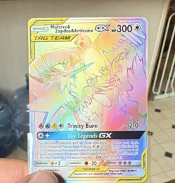 Pokemon Moltres & Zapdos & Articuno GX 69/68 Secret Rare Holo Hidden Fates - Image 2
