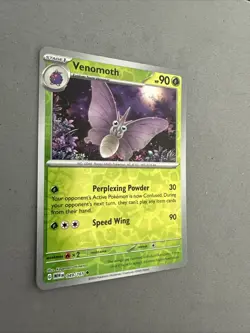 Pokemon TCG * Scarlet & Violet 151 * 049/165 Venomoth U * REVERSE HOLO * NM - Image 2