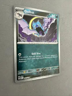 Pokemon TCG * Scarlet & Violet 151 * 042/165 Golbat U * REVERSE HOLO * NM - Image 2