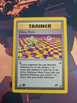 Pokemon TCG Warp Point Gym Challenge 126/132 1st Edition MP - Image 1