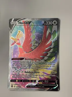 Pokemon TCG Ho-Oh V 187/195 Silver Tempest Ultra Rare Full Art Holo 230 HP Eng - Image 1
