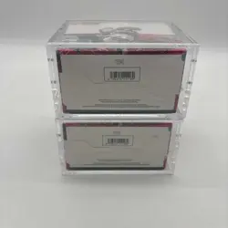 Lot (2) Pokemon SV10 Destined Rivals English Booster Boxes Sealed w/Acrylic Case - Image 4