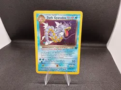 Pokemon TCG Pre-release Dark Gyarados 8/82 Team Rocket Set LP/NM original owner - Image 4