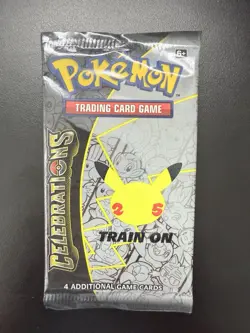 Pokemon Celebrations 25th Anniversary Set of 6 Booster Packs Sealed Unweighed - Image 3