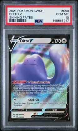 DITTO V 050/072 PSA 10 • 2021 Pokemon Shining Fates SWSH Full Art Rare - Image 3