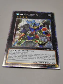 NM Gear Gigant X 1st Edition Platinum Secret Rare RA04-EN188 Yu-Gi-Oh! - Image 1