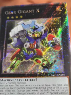 NM Gear Gigant X 1st Edition Platinum Secret Rare RA04-EN188 Yu-Gi-Oh! - Image 4