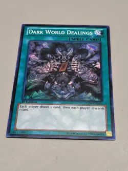 Yugioh Dark World Dealings LCJW-EN251 Super Rare 1st Ed NM - Image 1
