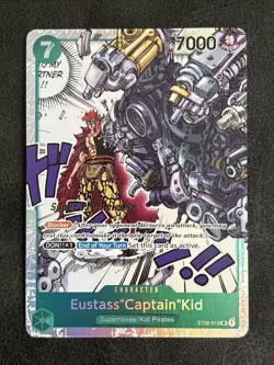 Eustass "Captain" Kid - ST02-013 - SR - (Super Pre-Release Stamp) - Image 1