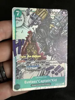 Eustass "Captain" Kid - ST02-013 - SR - (Super Pre-Release Stamp) - Image 2