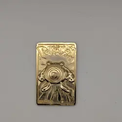 POLIWHIRL 1999 Pokemon Gold Plated Card Nintendo Burger King - Image 1