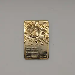 POLIWHIRL 1999 Pokemon Gold Plated Card Nintendo Burger King - Image 2
