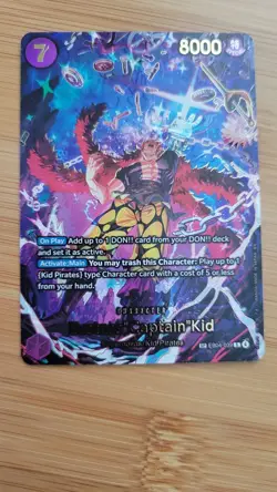 Eustass "Captain" Kid EB04-039 SP Alternate Art Azure Sea's Seven One Piece Card - Image 1