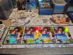 One Piece TCG OP15-119 SEC Monkey.D.Luffy Full Playset (4x) - NM - Ships Fast! - Image 1