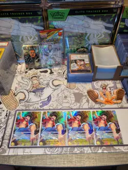One Piece TCG OP15-119 SEC Monkey.D.Luffy Full Playset (4x) - NM - Ships Fast! - Image 2