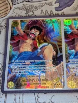 One Piece TCG OP15-119 SEC Monkey.D.Luffy Full Playset (4x) - NM - Ships Fast! - Image 3
