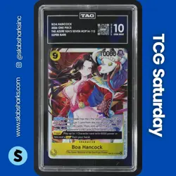 2026 ONE PIECE AZURE SEA'S SEVEN #OP14-112 BOA HANCOCK SUPER RARE TAG 10 - Image 1
