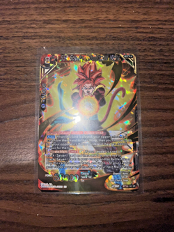 Dragon Ball Super Card Game SS4 Gogeta Indomitable Might SR Foil Card BT18-143 - Image 2