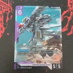 Bandai Gundam Barbatos Lupus GD03-050 LR Unit Card Cost 6 5/5 English - Image 1