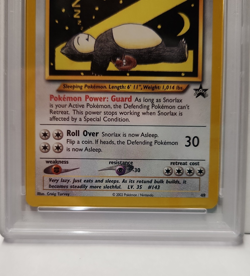 PSA 9 MINT Pokemon League Snorlax Z # 49 WOTC Black Star Promo Card 2002 - Image 3