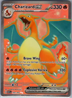 Charizard ex - 183/165 SV: Scarlet & Violet 151 - Pokemon Card - NM - Image 1