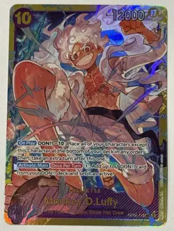 Monkey.D.Luffy OP05-119 SEC - One Piece TCG - English Card Near-Mint SR Reprint - Image 1