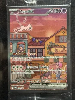 Mew EX 053 Scarlet & Violet 151 Promo Holo Pokemon TCG Card New Sealed - Image 3