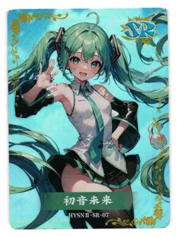 HATSUNE MIKU SR HYSNII-SR-07 Flower Girl 2 Goddess Story Anime Card - Image 1