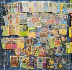 Pokemon TCG DAMAGED Lot 222 Cards Vintage Holo & More! - Image 1