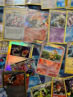 Pokemon TCG DAMAGED Lot 222 Cards Vintage Holo & More! - Image 3