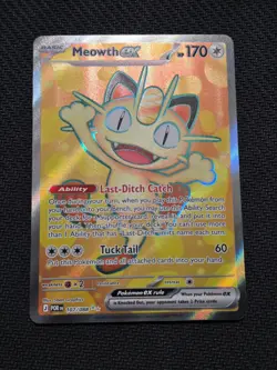Pokemon Perfect Order - Meowth ex 107/088 Ultra Rare Full Art MINT CLEAN CARD - Image 1