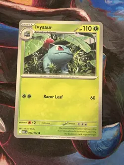 Ivysaur MEG Set 002/132 Card Lot, 2 cards Regular & reverse holo. NM Pokemon - Image 3