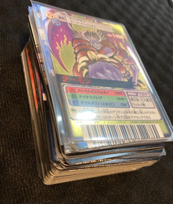 Digimon Card α Alpha Lot 90 Holo Rare Common Daemon BANDAI Japanese Carddass - Image 1