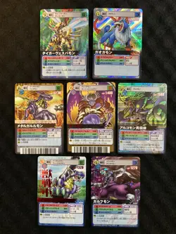 Digimon Card α Alpha Lot 90 Holo Rare Common Daemon BANDAI Japanese Carddass - Image 2