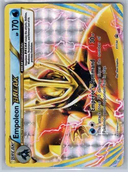 Empoleon BREAK XY134 (MP) - XY Promos - Promo - Pokemon TCG card to sleeve - Image 1