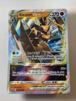 Kleavor VSTAR SWSH249 - SWSH: Sword & Shield Promo Cards Holo (NM++) - Image 1