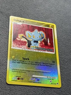 Shinx Diamond & Pearl Stamp Reverse Holo Pokemon Card Burger King Promo - Image 3