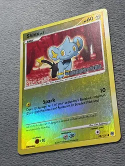 Shinx Diamond & Pearl Stamp Reverse Holo Pokemon Card Burger King Promo - Image 4
