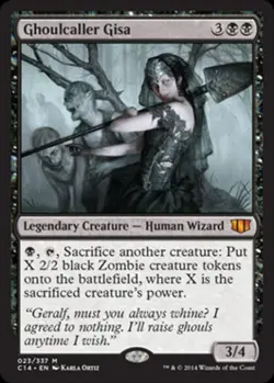 Ghoulcaller Gisa - Medium Play MTG Commander 2014 Edition - Image 1