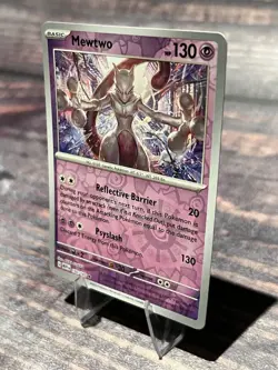 Mewtwo 150/165 Reverse Holo SV: Scarlet & Violet 151 Pokemon Card - Image 3