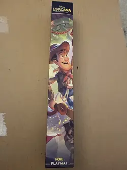 Disney Lorcana Trading Card Game Woody Foil CCG Playmat New In Hand - Image 1
