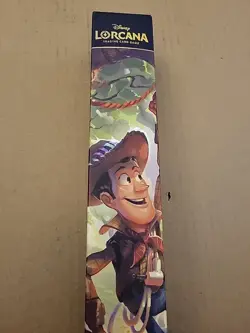Disney Lorcana Trading Card Game Woody Foil CCG Playmat New In Hand - Image 3