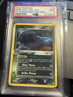 DARK MUK REVERSE HOLO 16/109 TEAM ROCKET RETURNS POKEMON PSA 9 - Image 1