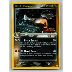 Dark Marowak 7/109 Reverse Holo Stamped EX Team Rocket Returns Pokemon - Image 1